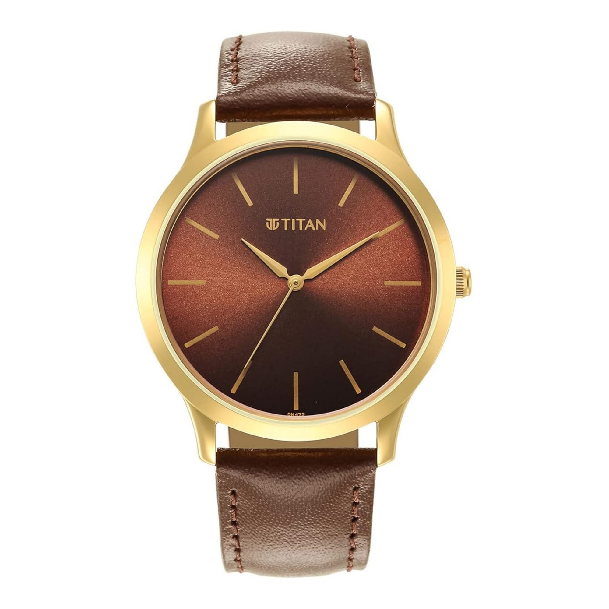 Titan Analog Brown Dial Watch 1825YL04 For Men