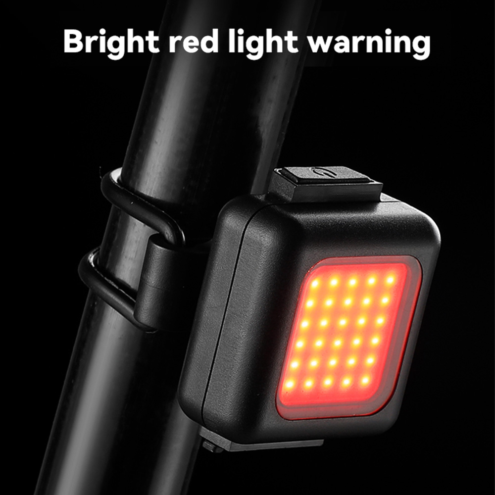 NEW 6 Modes 230mah Rechargeable Cycling Taillight Led Bike Front Lamp Mtb Safety Rear