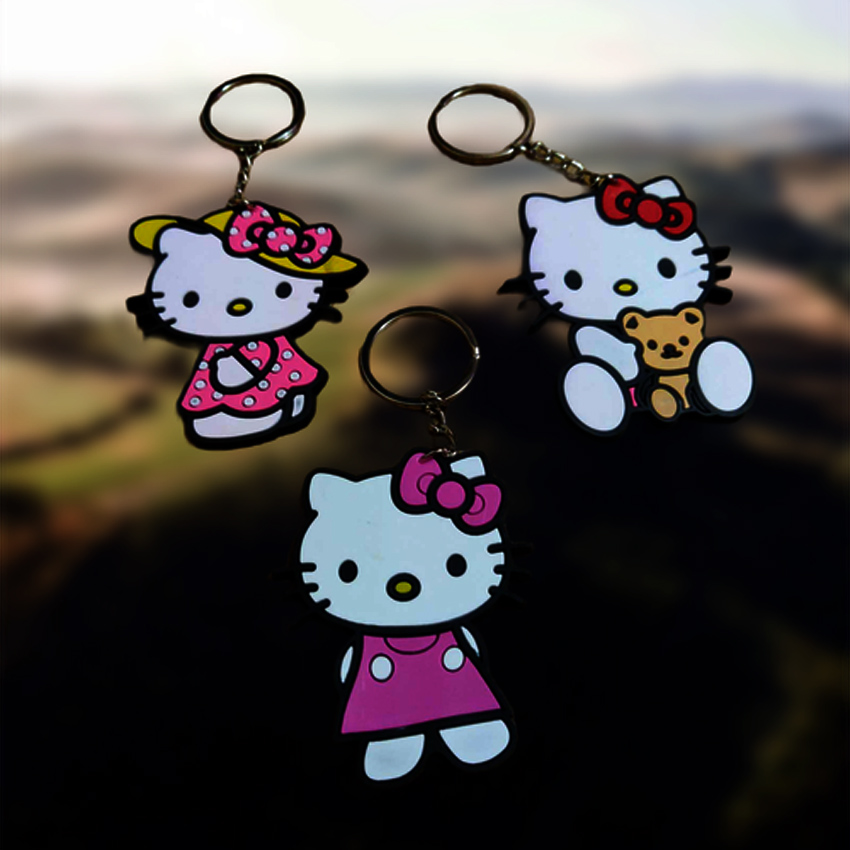 Teddy Kitty Keyrings For Girls, Women - Backpack, Keys Keyrings