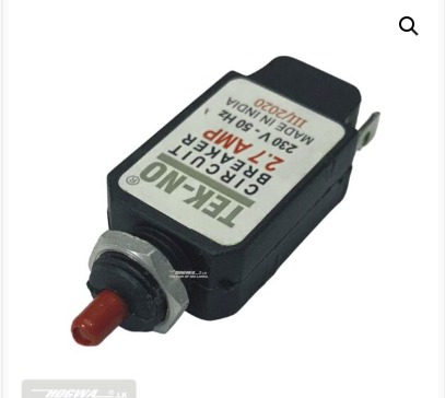 2 Pcs Circuit Breaker 2.7A - 230V AC | Safety Switch for Mixer Grinder & Home Appliances