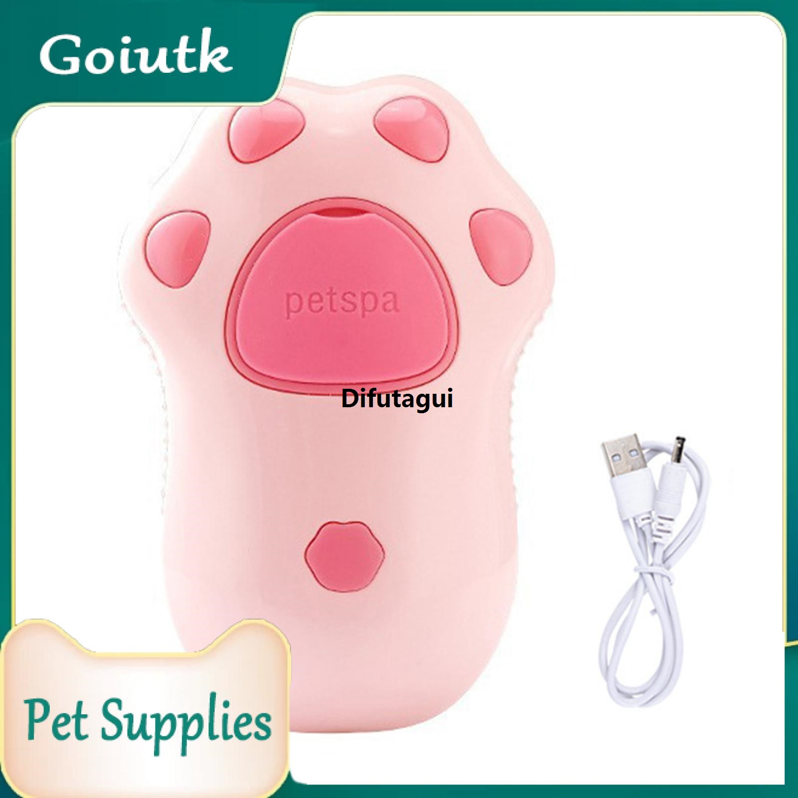 Difutagui Cat Brush for Shedding Rechargeable Steamy Pet Dematting Knot Profesional Remover Hot Steam Technology Hair Grooming Tool for Cats Dogs