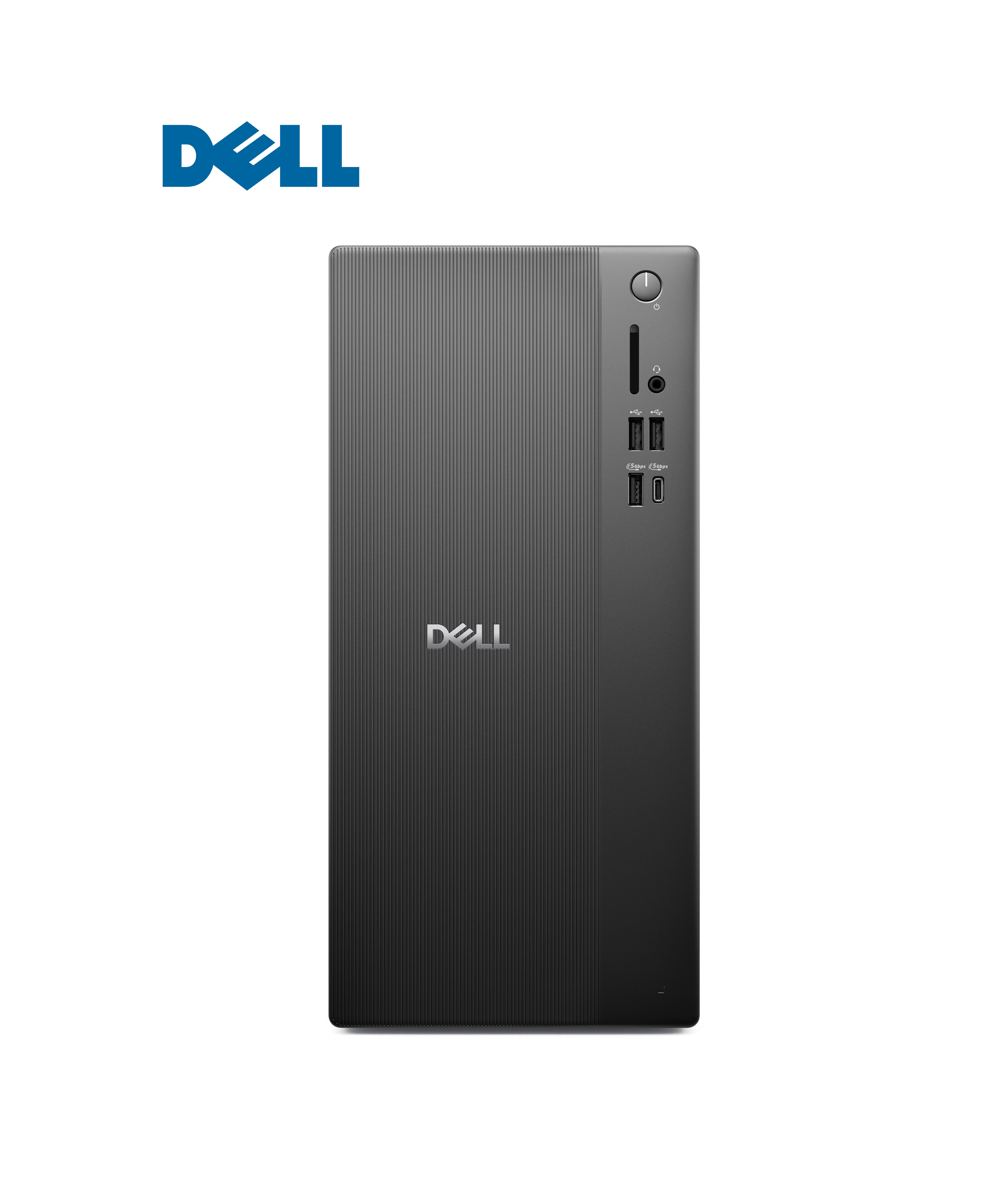 Dell Tower Desktop ECT1250 Intel Core i5 14th Gen 14400 Processor, 8GB DDR5 RAM, 512GB SSD, WIFI 6, Windows 11 Mouse - MS116 & Keyboard KB216 Black