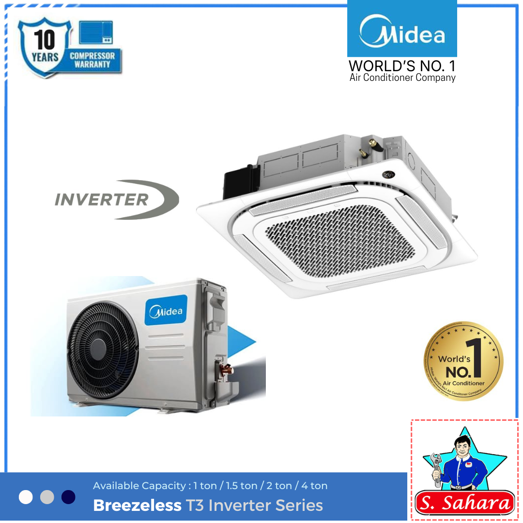 Midea 2 ton T3 Inverter Ductable Air Conditioner