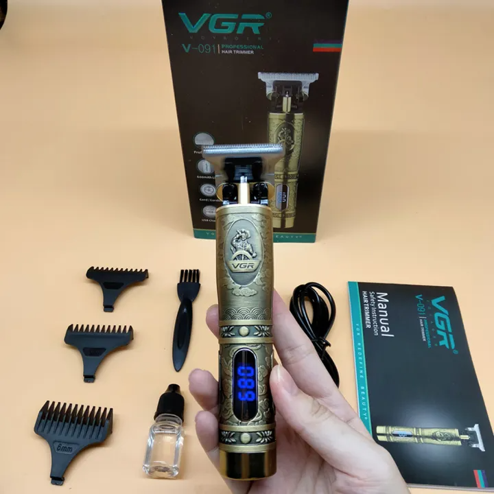 Hair Clipper Professional Rechargeable Personal Care Vintage Engraving Scissors T9 Trimmer USB Reduction Barber V091 22% off