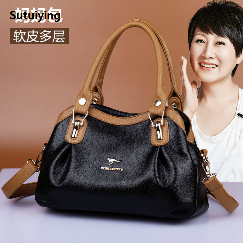 Sutuiying Handbags For Women Luxury Leather Hand Bags Sales promotion Ladies Shoulder Tote Crossbody Bag