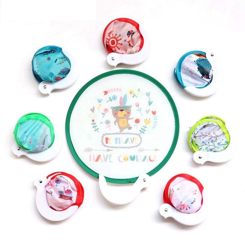 Japanese Style Round Collapsible for Home,Travel Pocket Size Handheld Foldable Fan Home Decor Party Favor Round Fan