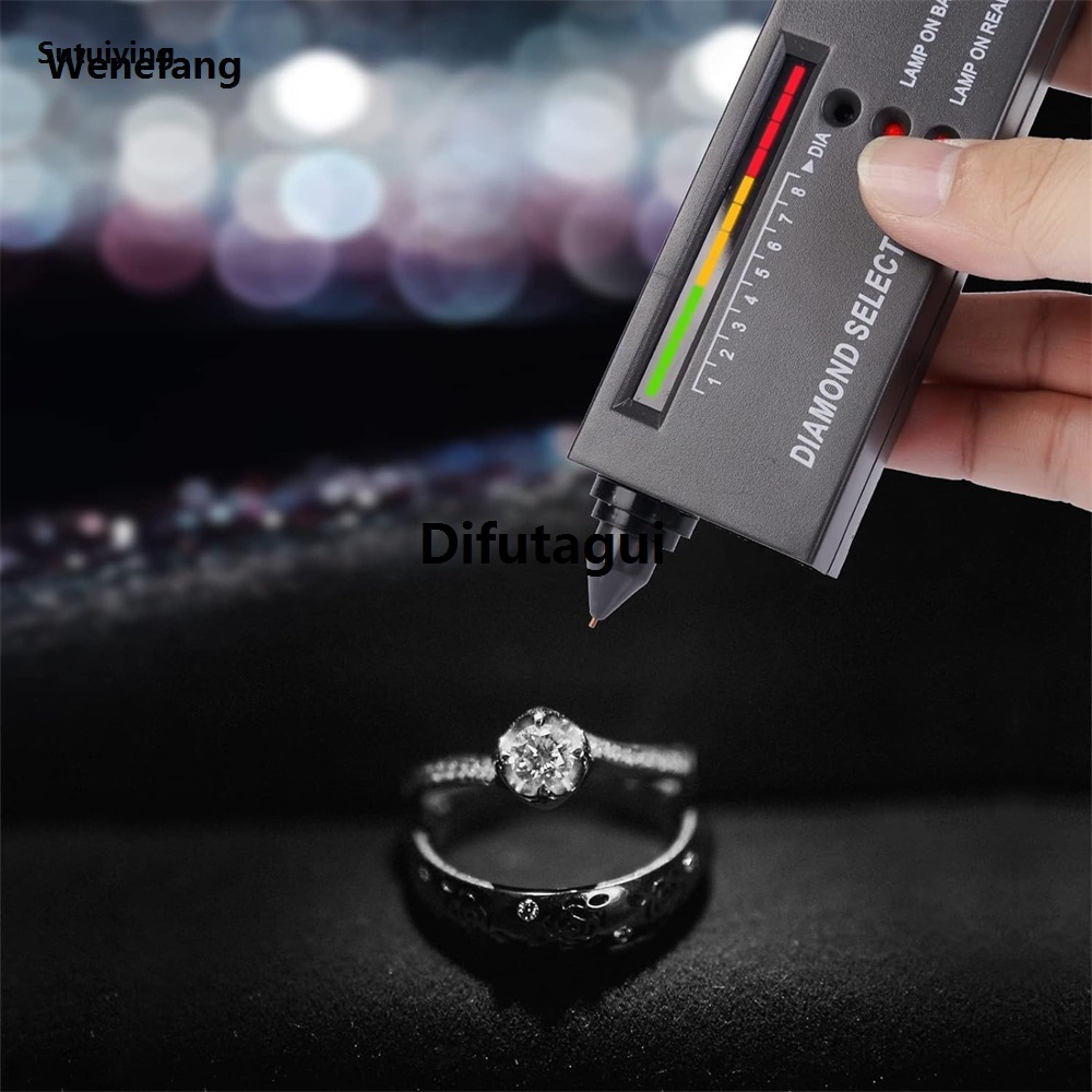 Wenefang Sutuiying 1PC Diamond Tester Pen High Accuracy, Accurate Easy Distinguish 2025 New Sales promotion LCD Display Fast Diamond Selector Tool（No battery）