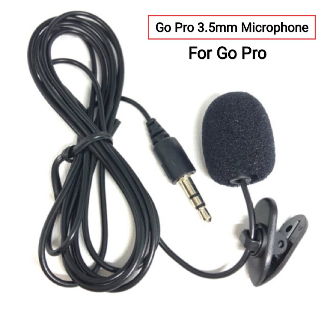 Clip On 3.5Mm Audio Jack Microphone For Go Pro