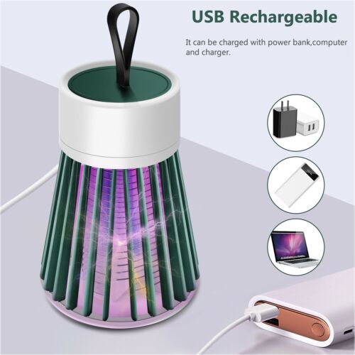 1 Pcs High Extriction Round Electric Shock Mosquito Killer Lamp