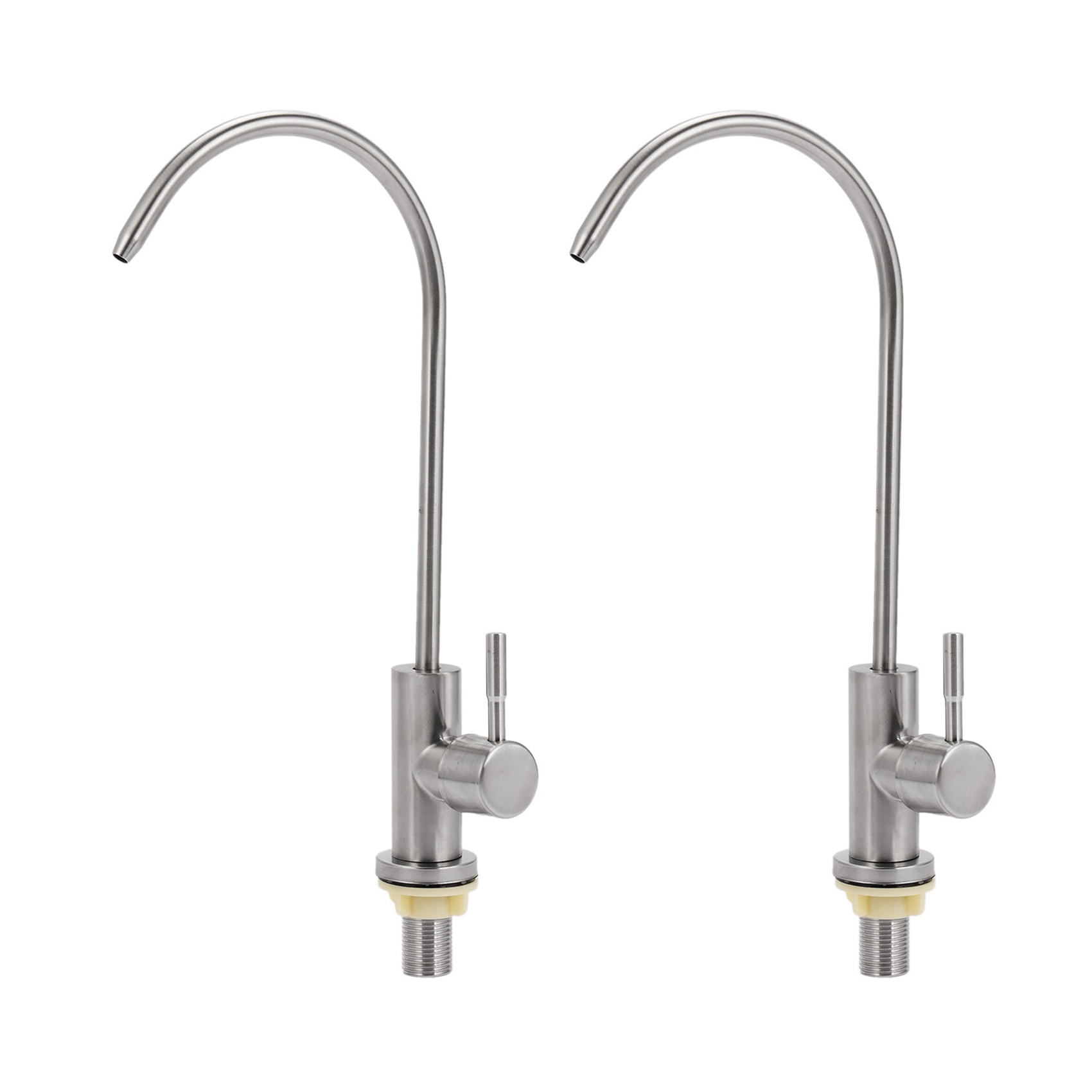 fasdaga 2X Kitchen Direct Drinking Water Filter Tap 304 Stainless Steel Faucet Purify System