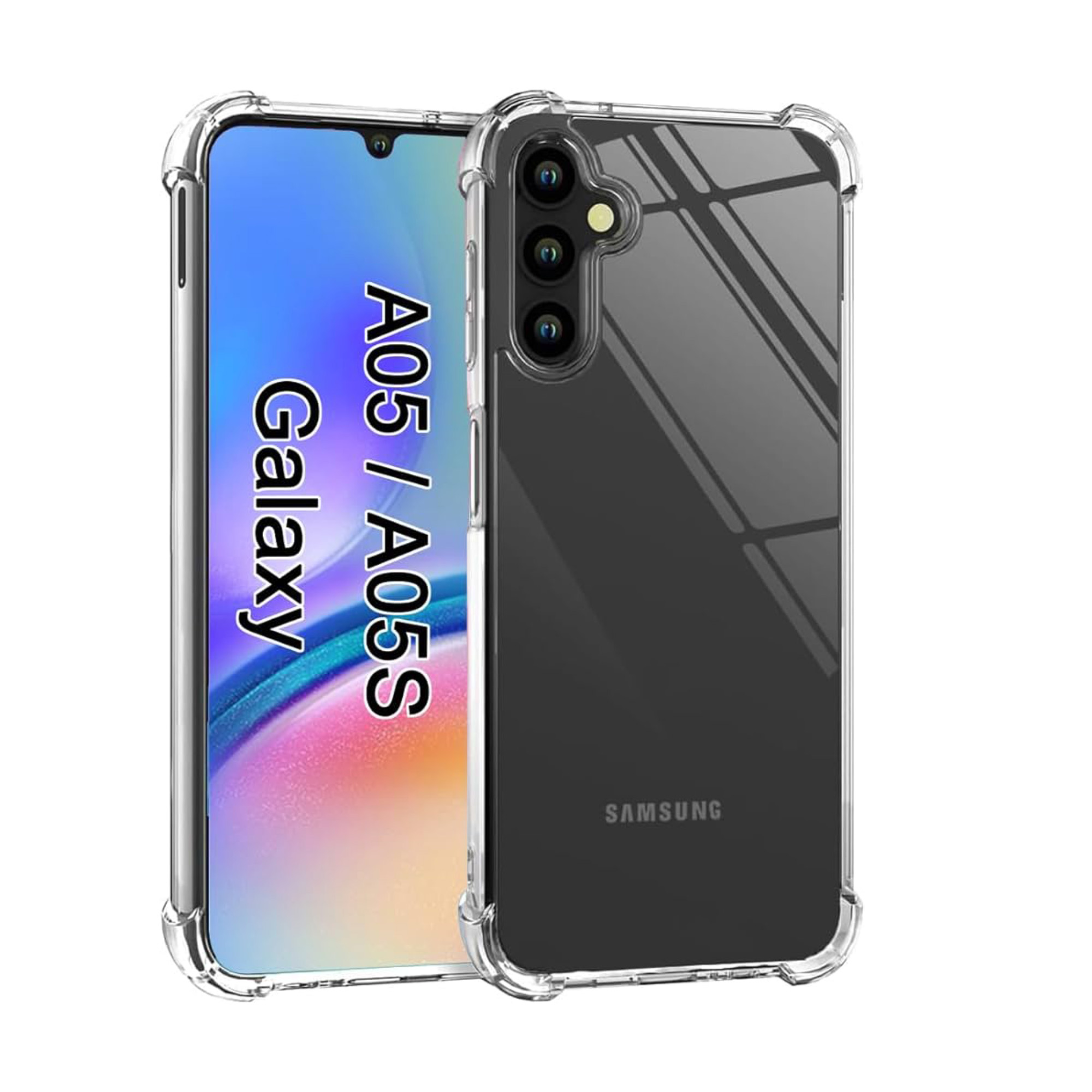 Samsung S24 Clear Transparent Shockproof Soft Cover Case
