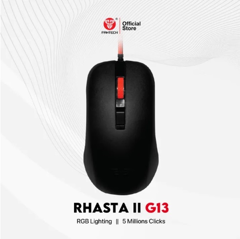 Fantech G13 Rhasta Ii Gaming Mouse | RGB Light 2400dpi Gaming Mouse