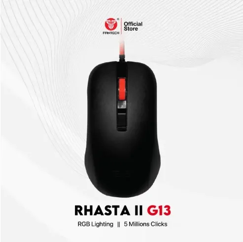 Fantech G13 Rhasta Ii Gaming Mouse | RGB Light 2400dpi Gaming Mouse