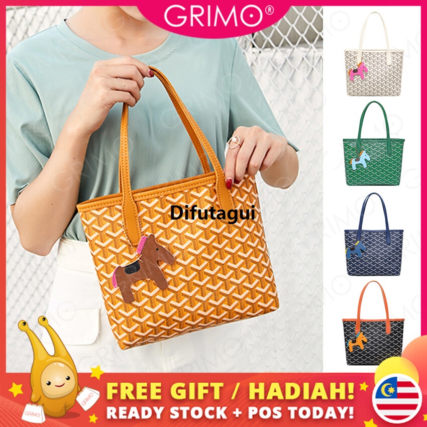 Difutagui GRIMO Malaysia - Straight Tile Sling Bag Shoulder Handbag Beg Tangan Tote Women Bags Ladies Women Lady 2025 Perempuan Gift Hadiah for Ladies Casual Dinner Cantik Girl Raya Korea Japan Ready Stock Travel