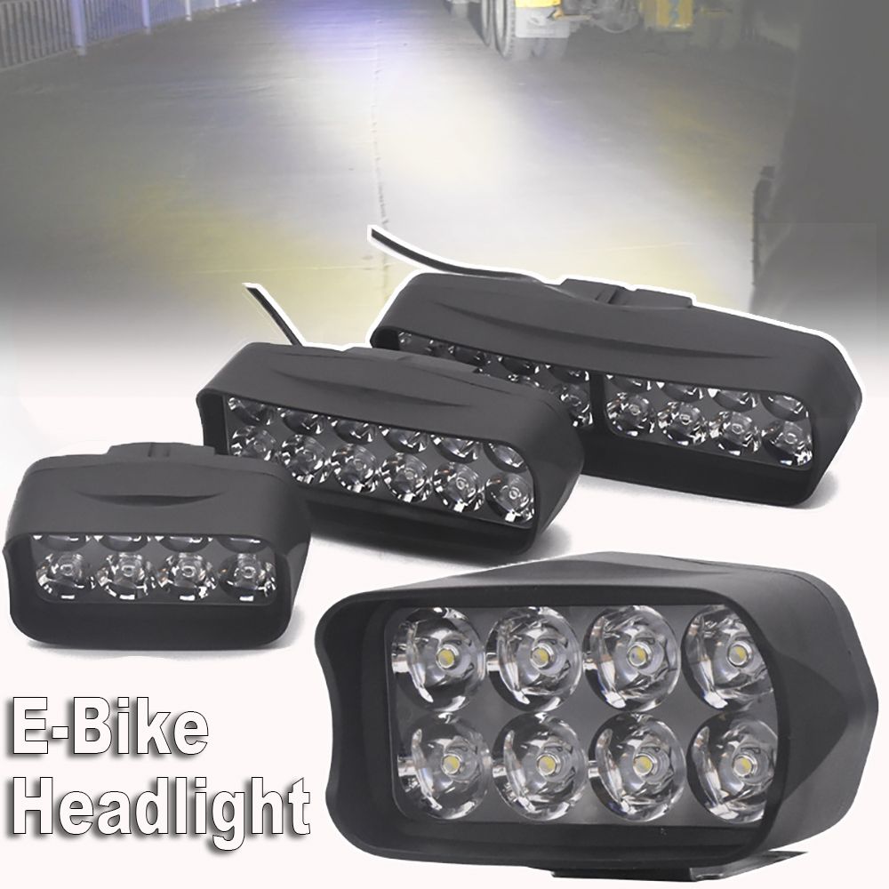 Waterproof Super Bright Refitting Parts 8/12/16 LED Lamps Motorcycle External Spotlight Electric Bicycle Headlight Auxiliary Headlamp