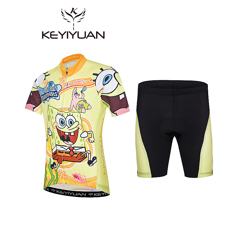 Bicycle Summer MTB Kids Boy Girls Cycling Jersey Suit Bike Clothes