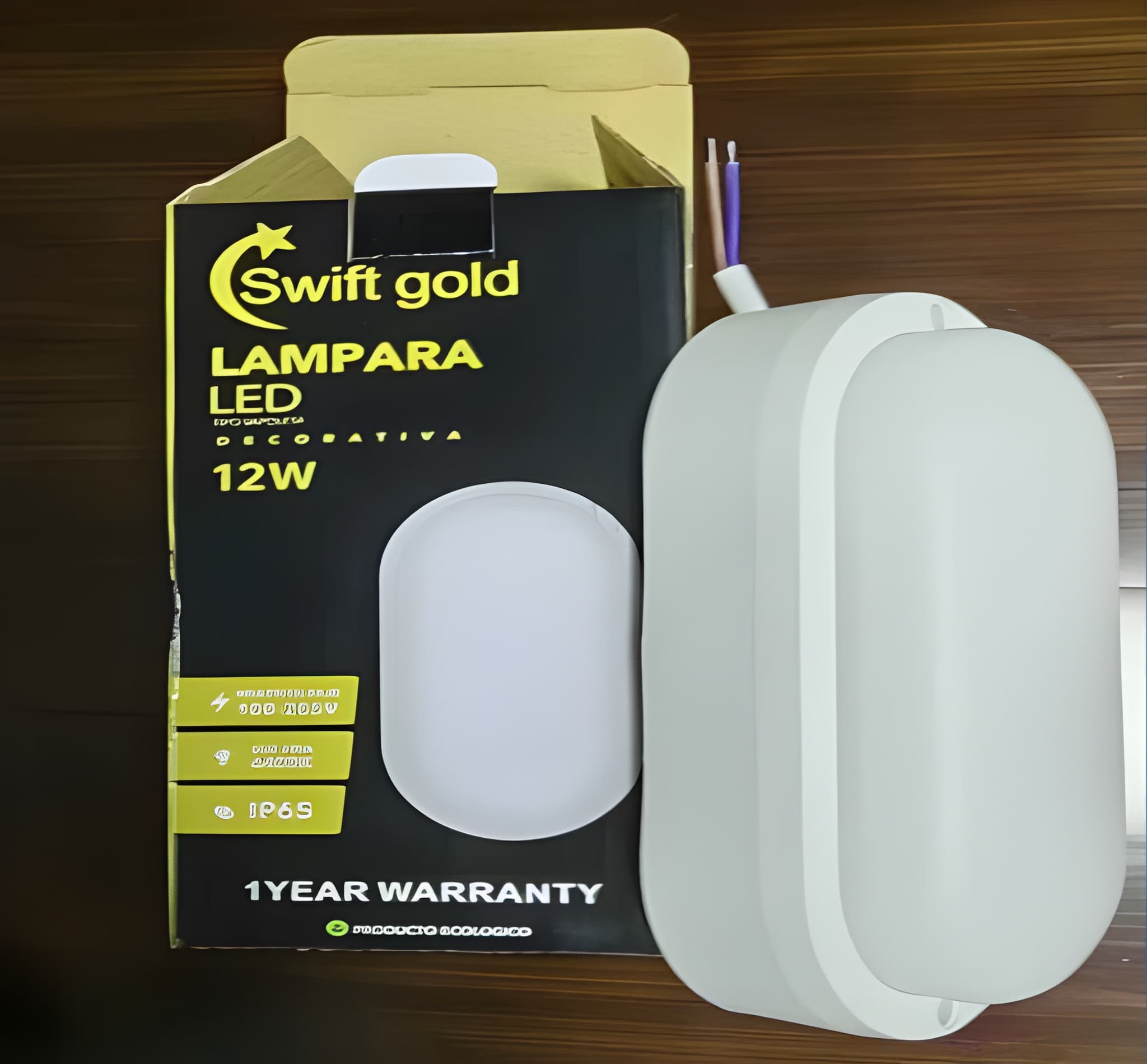 12W Outdoor Oval LED Bulkhead Lamp Waterproof Corridor Wall Ceiling Light Modern Outdoor Light