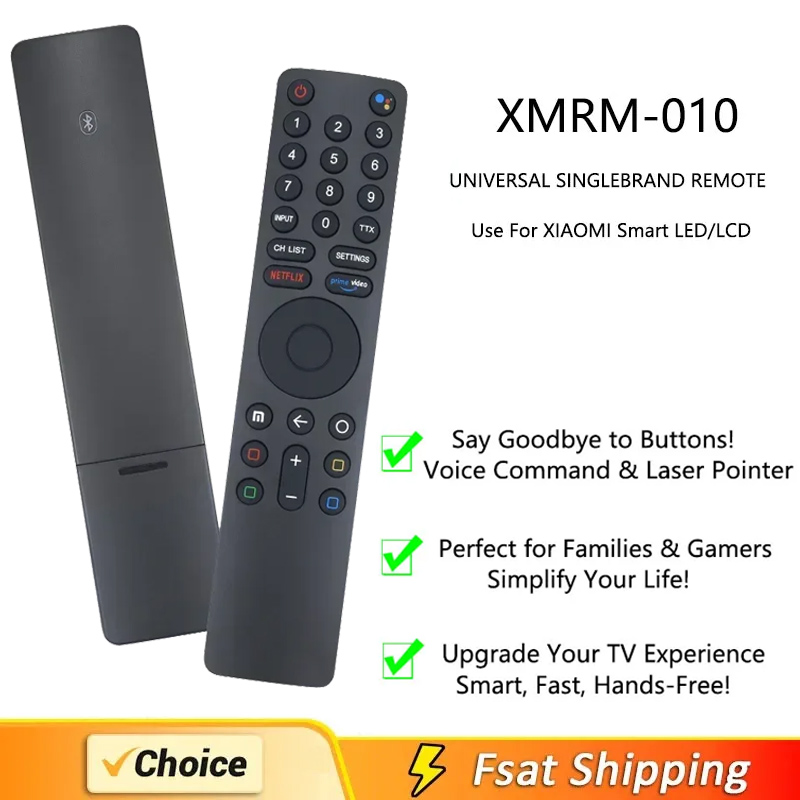 NEW XMRM-010 for Xiaomi MI TV 4S 4A Bluetooth Voice Remote Control Android Smart TVs L65M5-5ASP Replacement Fernbedienung