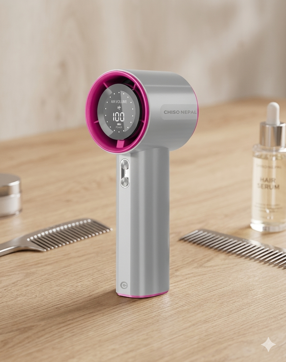 Chiso Nepal Mini Portable Fan Upto 8 hours Battery 5 star rating