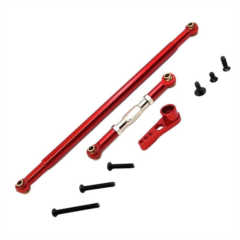 RC Car Accessories for 1/12 Scale MN86 G500 MN128- Upgrade Adjustable Steering Tie Rod Replacement Parts Kit