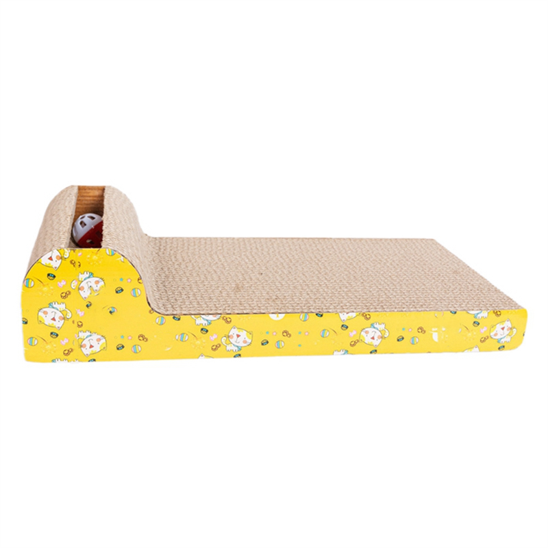 Cat Scratcher Claw Grinding Tool Corrugated Board Scratching Toy Sofa Cushion Bed Nail Grinding Pad P-Shaped