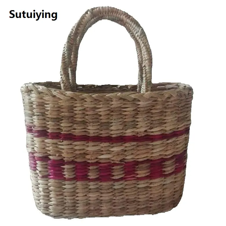Sutuiying Handmade Natural Fiber Hand Fashion Bag 100% Handicrafts