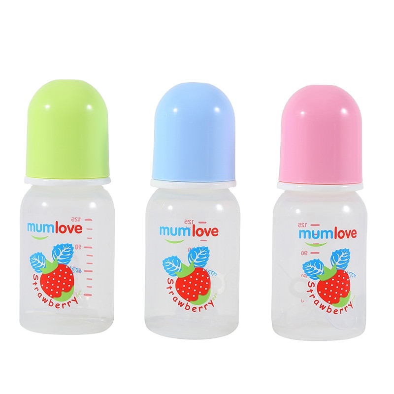 125ML Straight PP feeding Bottle BPA Free Mumlove