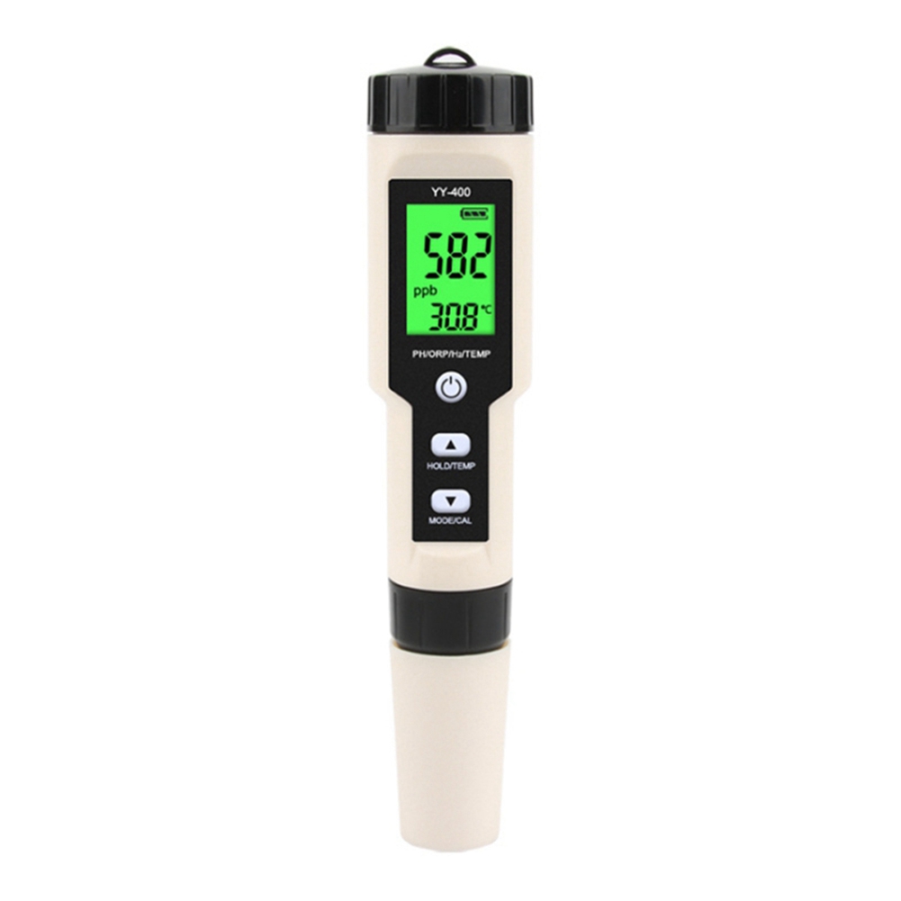 OUMERY New YY-400 Hydrogen Ion Concentration Water Quality Test Pen PH/ORP/H2 and TEM 4 in 1 Digital Drinking Water Meter