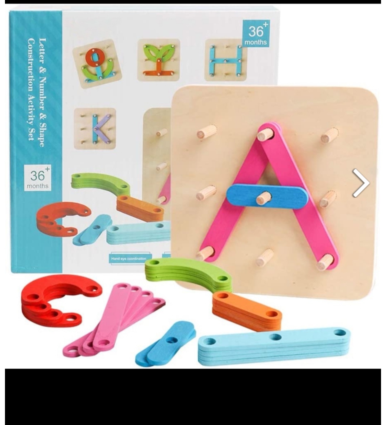 Multifuctional Montessori Pillar Collage Toys Wooden Learning Toys,Baby Puzzles Educational Building Blocks and Shapes for Toddlers Kids Boys Girls Age 3+ Years Old