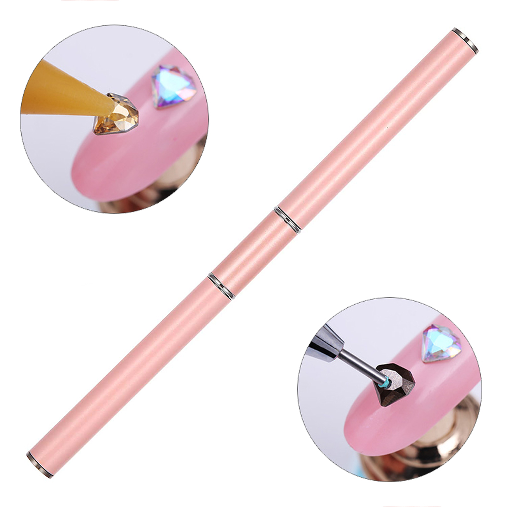 New Art Clothing Decoration Nail Rhinestone Picker Diamond Point Drill Pen Wax Pencil Picking Tool