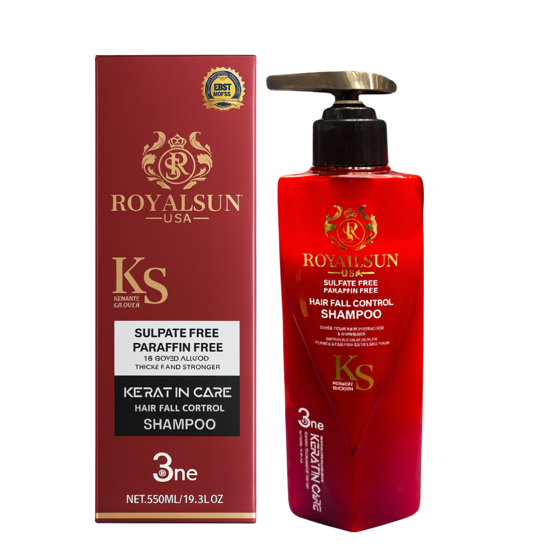 Royalsun USA Keratin Smooth Shampoo - Anti Hairfall 550ml