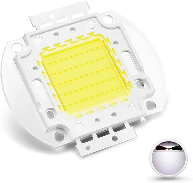 12V 50Watt Led Chip 50W Cool White 1 Pcs DC 12V 50 Watt Super Bright SMD COB Light