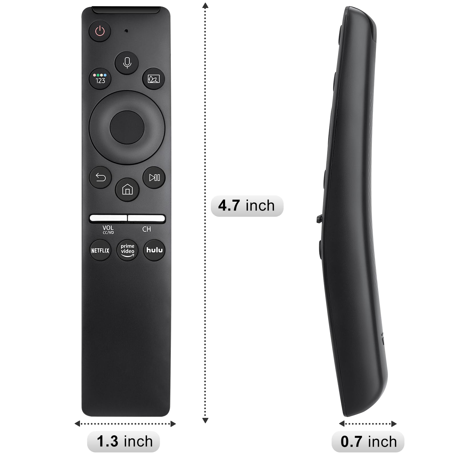 NEW Replacement Voice Remote for All Samsung Smart Curved Frame QLED LED LCD 8K 4K TVs with Voice Function