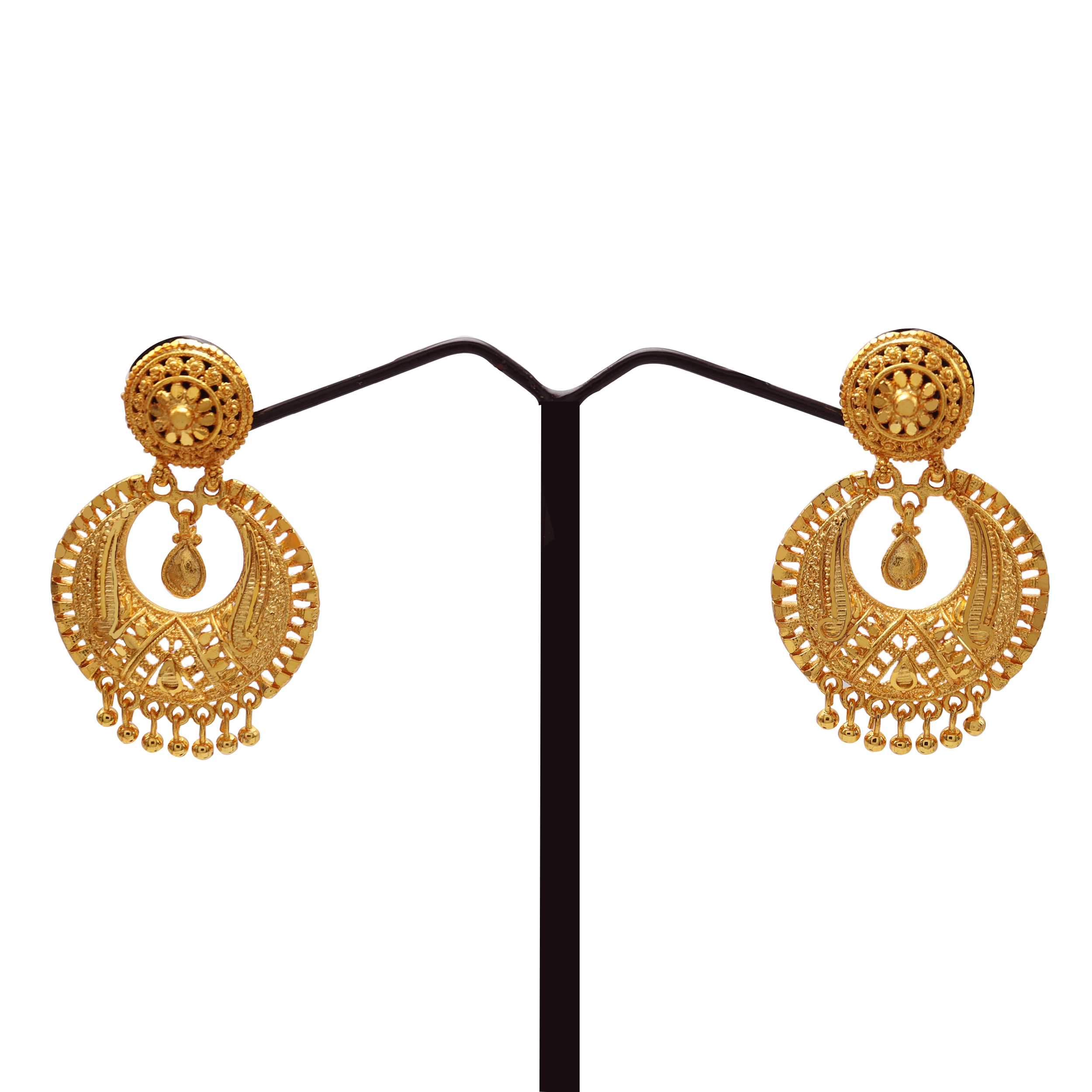 Gold Plated Panchadhatu Jhumka For Women (Bundle Of 2)
