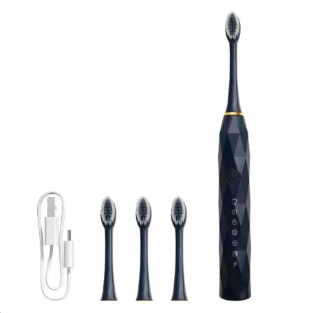 X9 Rechargeable Sonic Electric Toothbrush 4 PCS Soft Bristles