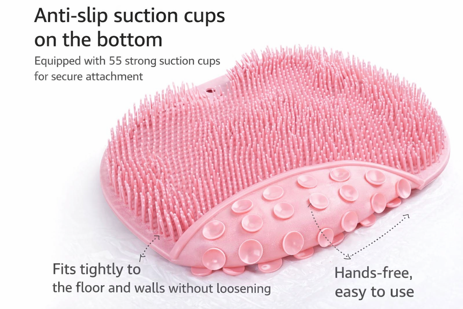 Silicone Non-Slip Bathroom Massage Foot Pad / Shower Mat
