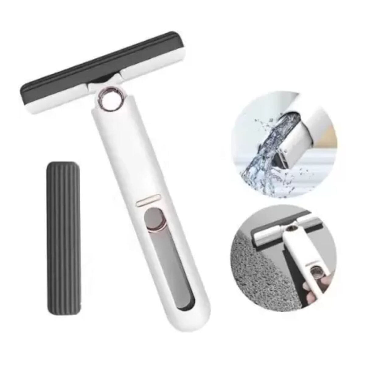 Short Handed Mini Portable Mop For Cleaning Glassware and Bathroom Mops Wet & Dry Mop