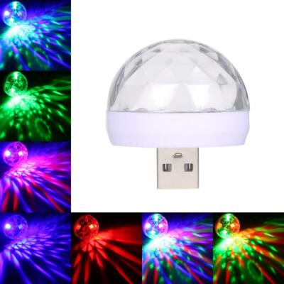 LED Portable Multi Color Room Light - Disco RGB Light - Party Colored Ring Light