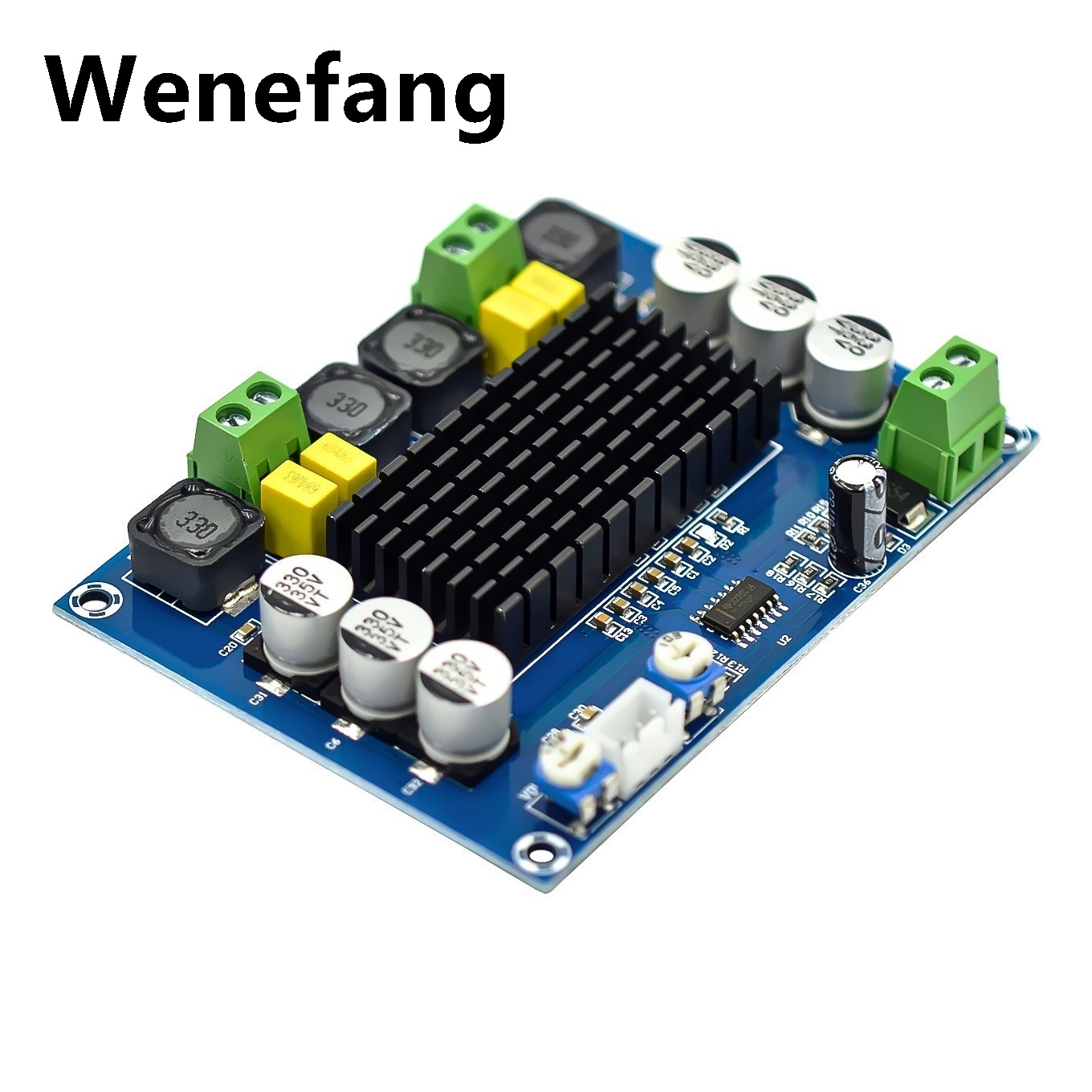 Wenefang 1PCS XH-M543 High Power Digital Power Amplifier Board TPA3116D2 Bargain price Audio Amplifier Module Class D Double Channel 2*120W