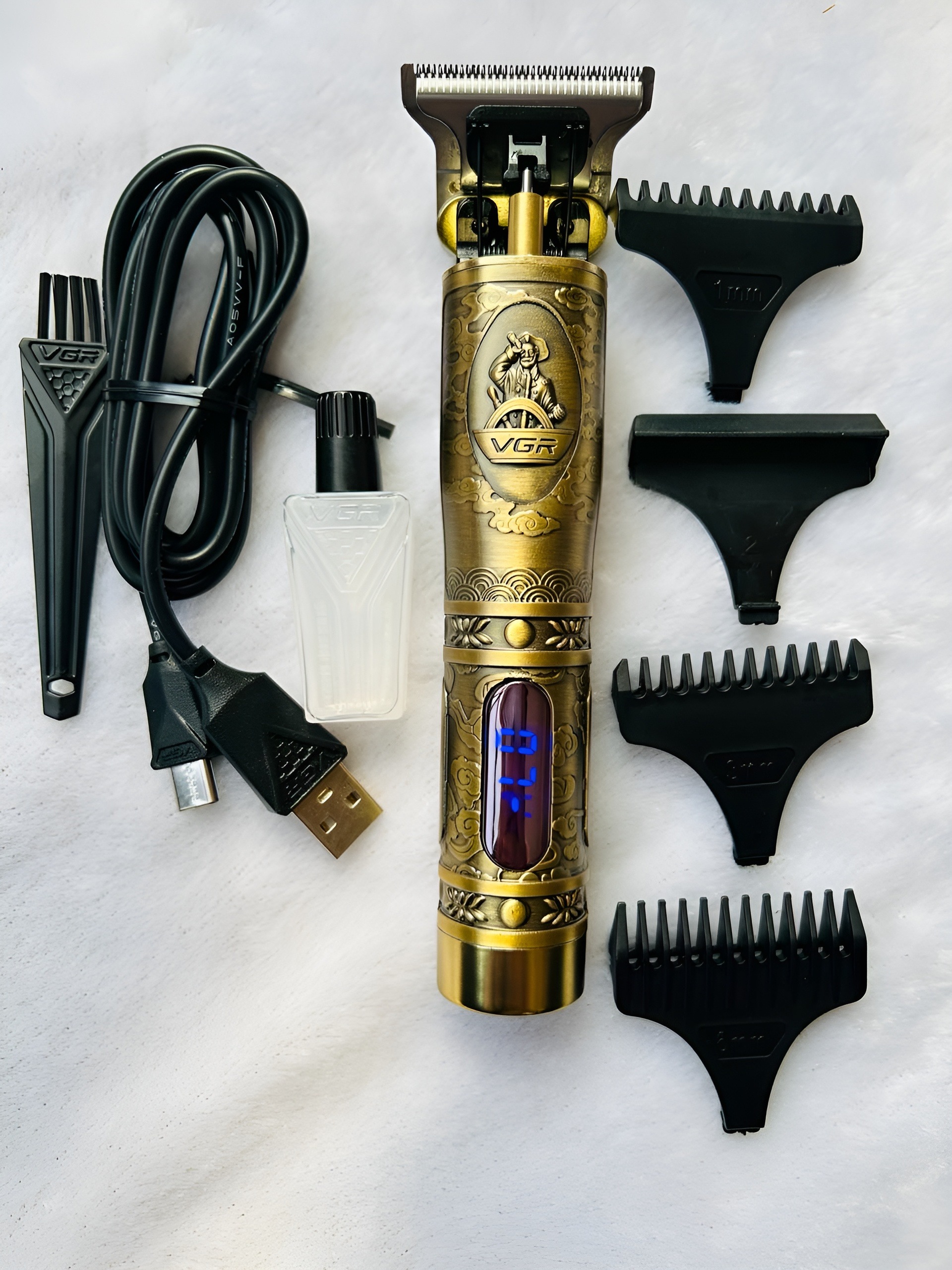 VGR V091 Rechargeable Electric Hair Trimmer For Men