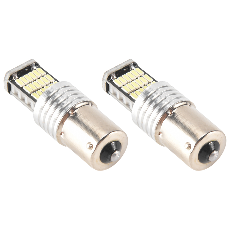 NAMUNY 2X 1156LED Canbus 15 SMD BA15S P21W High Power White 6000K Car Brake Tail Light