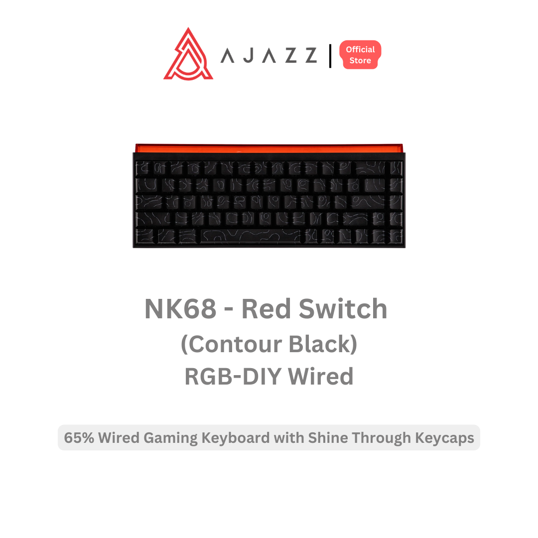 Ajazz NK68 65% Wired Gaming Keyboard