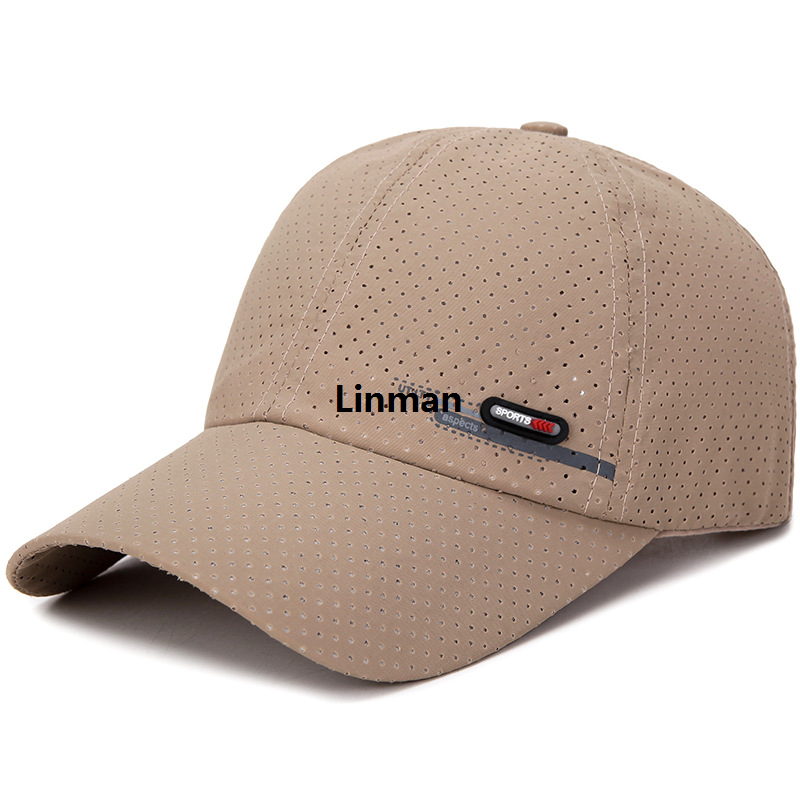 Linman 【New Arrivals】New Summer Breathable Fast Dry Baseball Cap for Men Wome2025 New n Beach Sun Cap Fishing Cycling Travel Sports Caps Unisex Sunhat GH-663