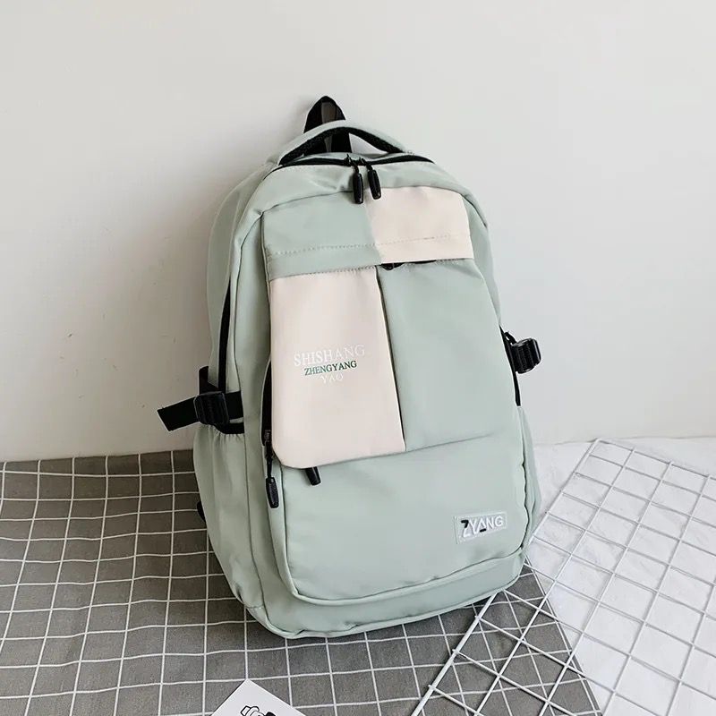 New Simplicity Fashion Teenage Girl Backpacks Solid Color Women College Schoolbag Large Capicity Female Backpack Retro Book Bag