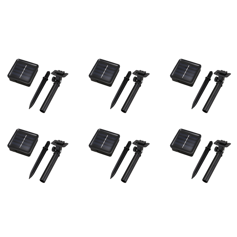 OUMERY 6X Solar String Lights, 10M 100LED Outdoor String Lights, Waterproof Decorative String Lights (Warm White)