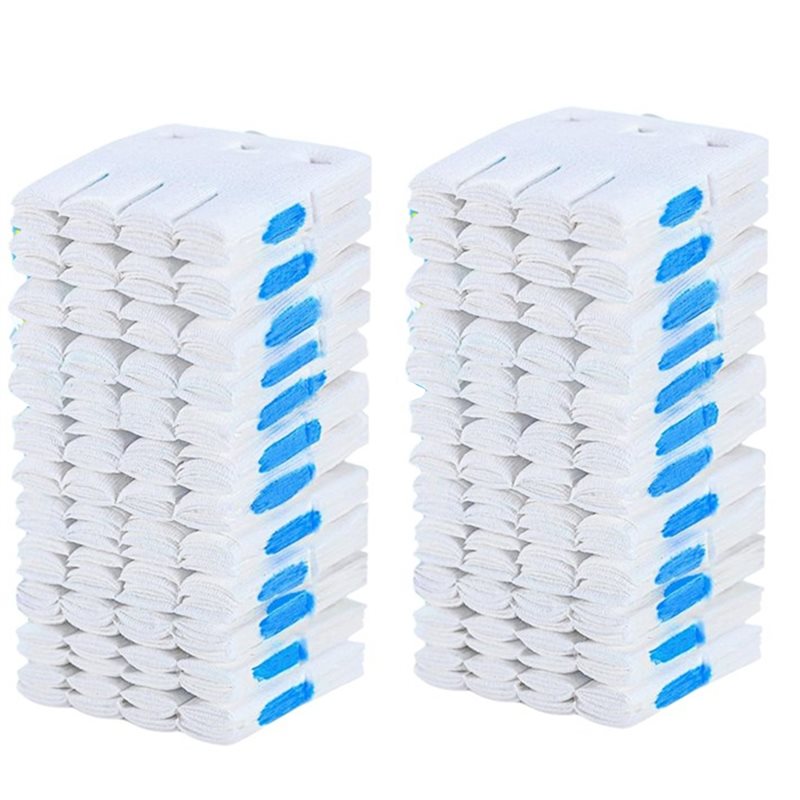 72 Count Flushable Toilet Refills Flushable Toilet Brush Refill Pads for Toilet Flushable Refills for Scrubbing Toilet Bowl Brush