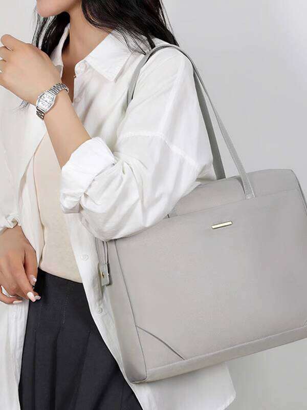 High-end Womens Business Briefcase 14-inch 15-inch Large Capacity Crossbody Handheld Office 13-inch Laptop Fashion Tote Bag 2025 New Model