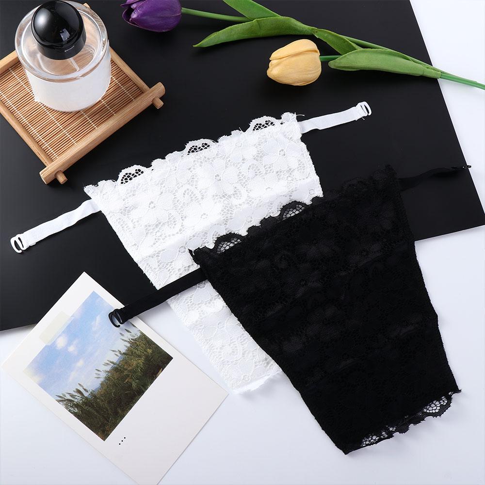 Invisible Double Layer Anti-Glare Tube Top Lace Invisible Chest Cover Overlay Tube Top Underwear Chest Wrap Lady