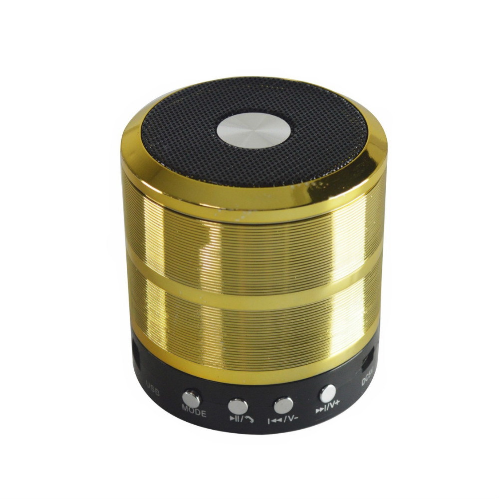 WSTER Ws-887 - Mini Bluetooth Wireless Stereo Speakers Fm, Memory Card, Bluetooth, Usb
