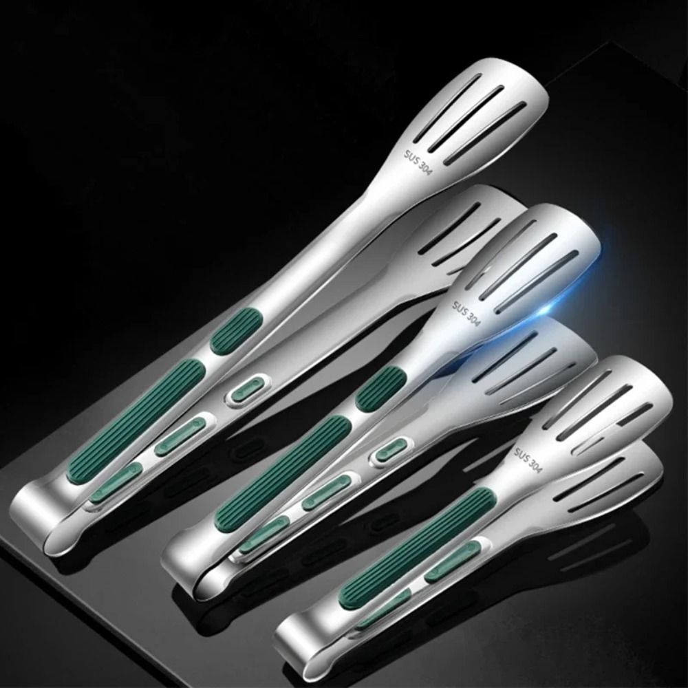 New 7/9/12 Inch Non-slip Long Bbq Clip Meat Food Clips Kitchen Tools Steak Tongs Bbq Accessories Stainless Steel Food Clamp